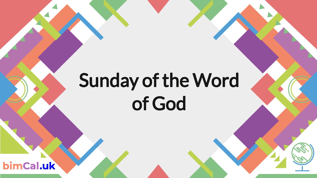 Sunday Of The Word Of God 